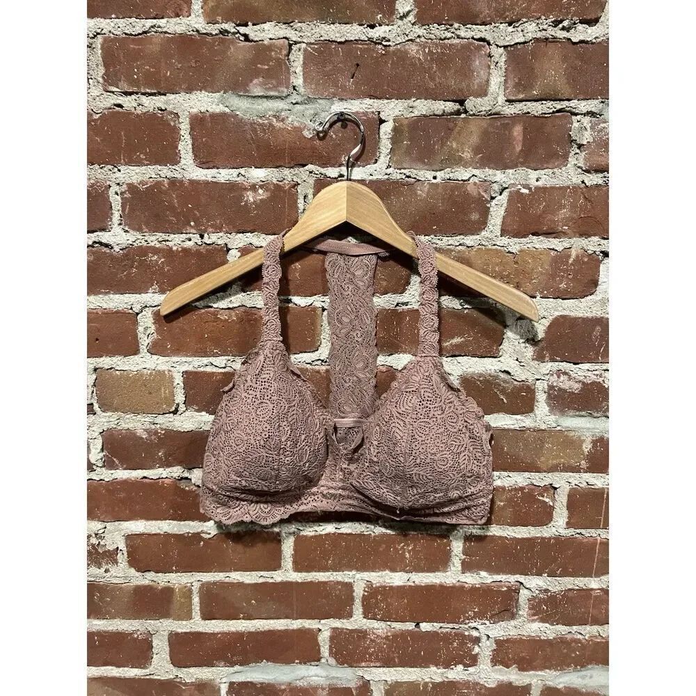 Auden Womens Rose Gold Bralette Size XL